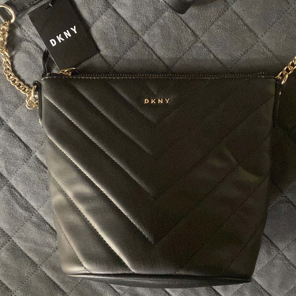 DKNY Leather Bucket purse